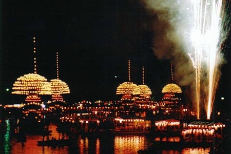 津島神社参道エリア／尾張津島天王祭 宵まつり